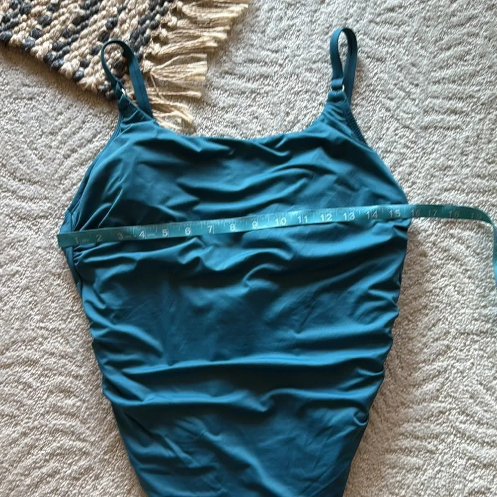 Jantzen Teal One Piece Swimsuit size 10